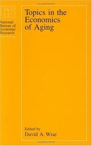 Tapa de Topics in the economics of aging
