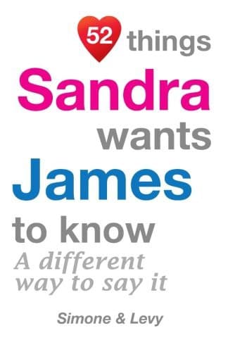 Tapa de 52 Things Sandra Wants James To Know