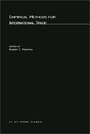 Tapa de Empirical Methods for International Trade