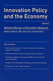 Tapa de Innovation policy and the economy
