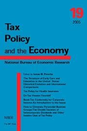 Tapa de Tax Policy and the Economy, Volume 19 (NBER Tax Policy and the Economy)