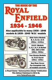 Tapa de BOOK OF THE ROYAL ENFIELD 1934-1946