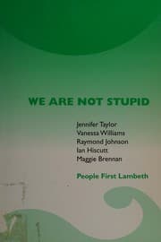 Tapa de We are not stupid