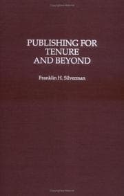 Tapa de Publishing for tenure and beyond