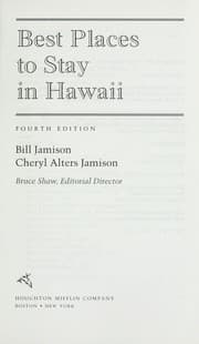 Tapa de Best places to stay in Hawaii