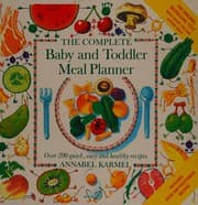 Tapa de The complete baby and toddler meal planner
