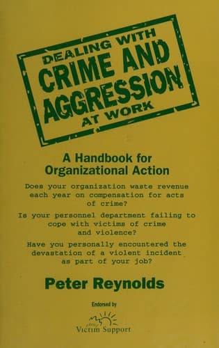 Tapa de Dealing with crime and aggression at work