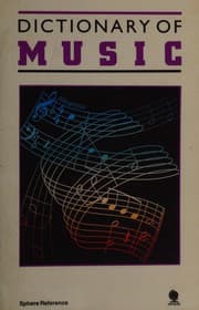 Tapa de Dictionary of music