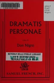 Tapa de Dramatis personae