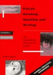Tapa de Paired reading, spelling, and writing