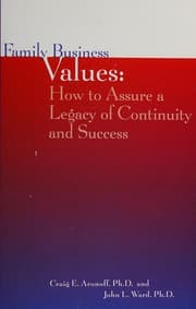 Tapa de Family business values
