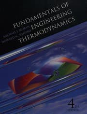 Tapa de Fundamentals of engineering thermodynamics