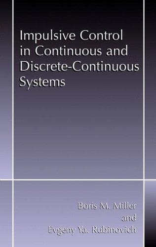 Tapa de Impulsive control in continuous and discrete-continuous systems
