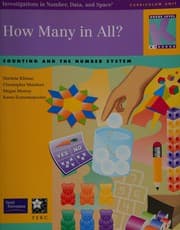 Tapa de How Many in All?; Counting and the Number System; Grade Level K (Investigations in Number, Data, and Space)