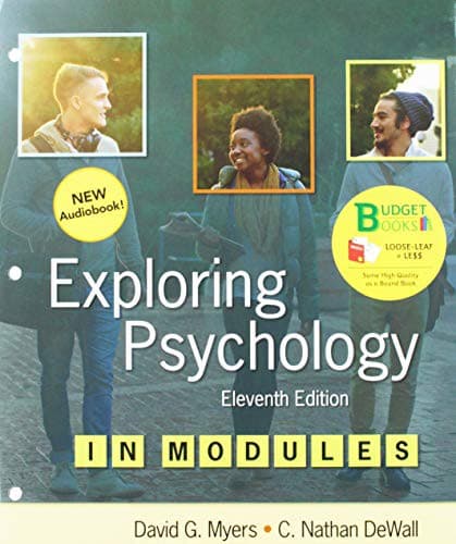 Tapa de Loose-Leaf Version for Exploring Psychology in Modules & LaunchPad for Exploring Psychology In Modules