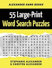 Tapa de 55 Large-Print Word Search Puzzles