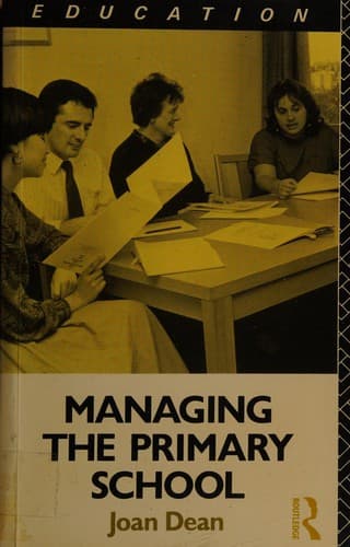 Tapa de Managing the primary school