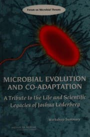 Tapa de Microbial evolution and co-adaptation