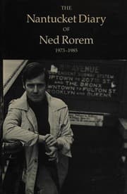 Tapa de The Nantucket diary of Ned Rorem, 1973-1985