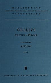 Tapa de Noctium atticarum libri XX