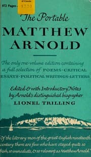 Tapa de The portable Matthew Arnold