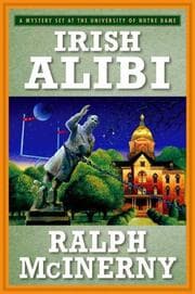 Tapa de Irish Alibi (Roger and Philip Knight Mysteries Set at the Univ. of Notre Dame)
