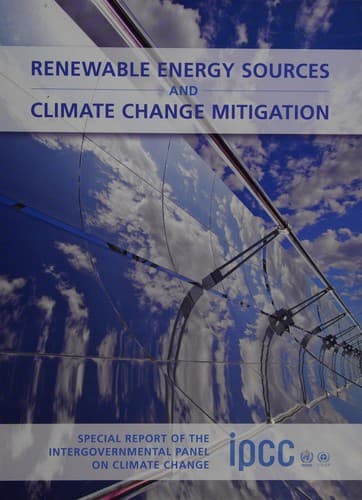 Tapa de Renewable energy sources and climate change mitigation