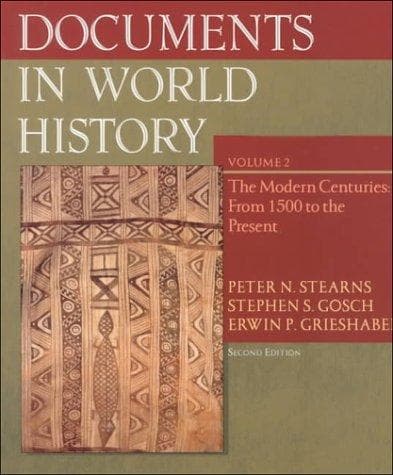 Tapa de Documents in World History, Volume II