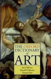 Tapa de The Oxford dictionary of art