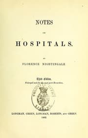 Tapa de Notes on hospitals