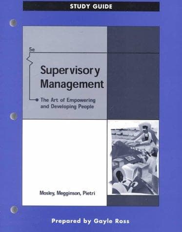 Tapa de Supervisory Management