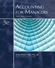 Tapa de Accounting for managers