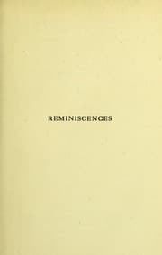 Tapa de Reminiscences