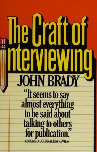 Tapa de The craft of interviewing