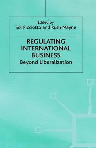 Tapa de Regulating International Business