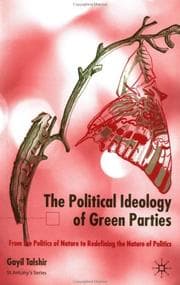 Tapa de The Political Ideology of Green Parties