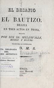 Tapa de El desafio y el bautizo