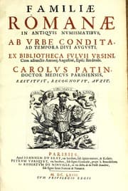 Tapa de Familiae Romanae in antiquis numismatibus