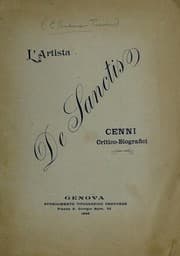 Tapa de L'artista De Sanctis