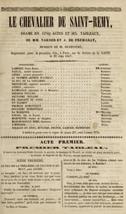 Tapa de Le chevalier de saint-remy
