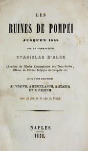 Tapa de Les ruins de Pompéi jusqu'en 1858