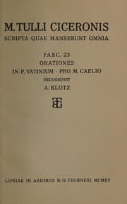 Tapa de Orationes