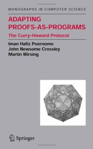 Tapa de Adapting proofs-as-programs