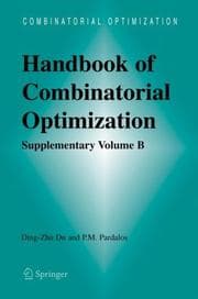 Tapa de Handbook of Combinatorial Optimization