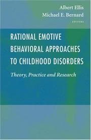 Tapa de Rational emotive behavioral approaches to childhood disorders