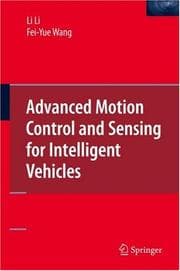 Tapa de Advanced motion control and sensing for intelligent vehicles