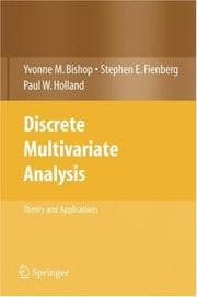 Tapa de Discrete Multivariate Analysis Theory and Practice