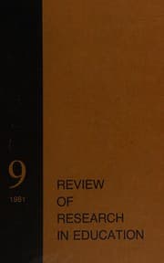 Tapa de Review of Research in Education, 1981, No. 9 (Review of Research in Education)