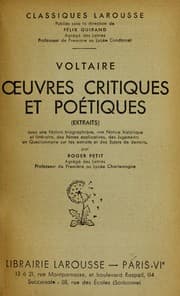 Tapa de Voltaire