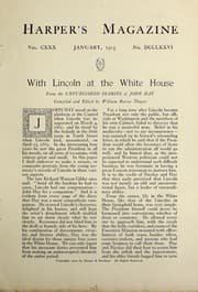 Tapa de With Lincoln at the White House